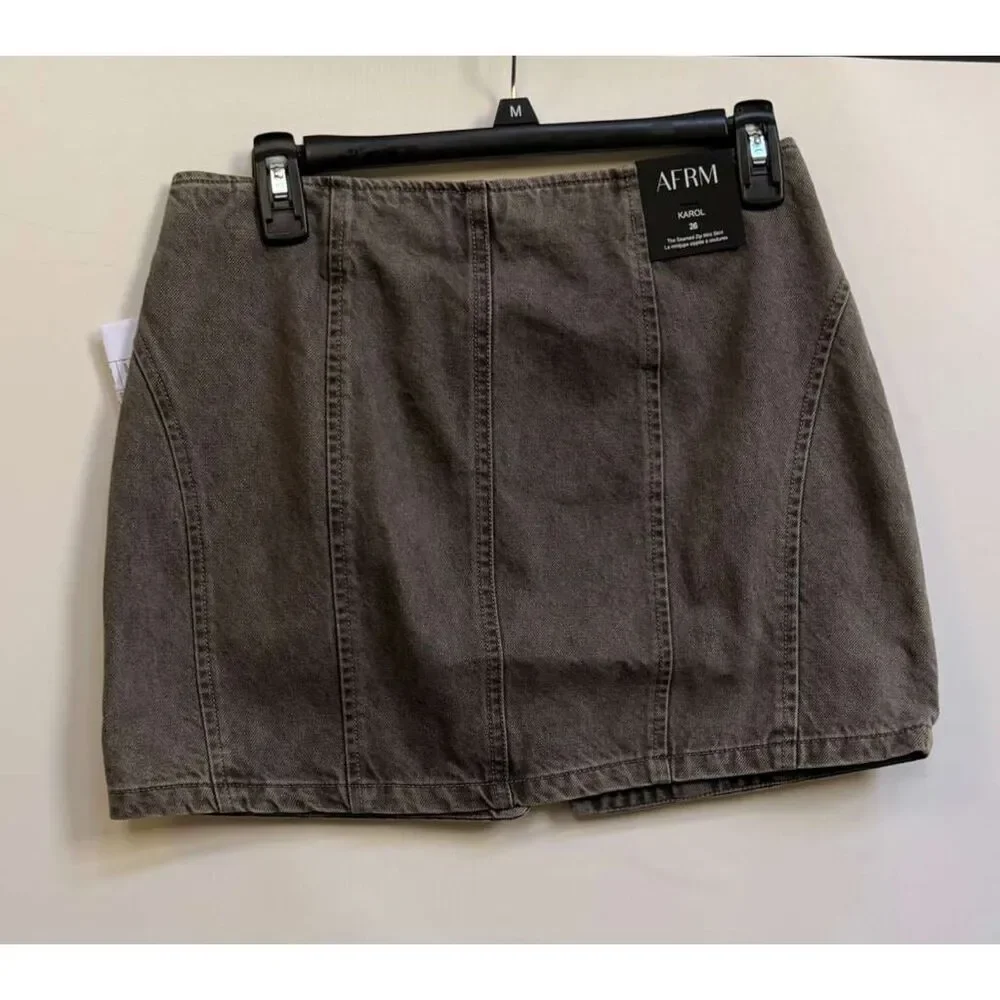 AFRM Denim Mini Skirt - Picture 2 of 2